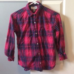 Old Navy plaid long-sleeve shirt